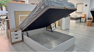 Base de cama con canapé abatible