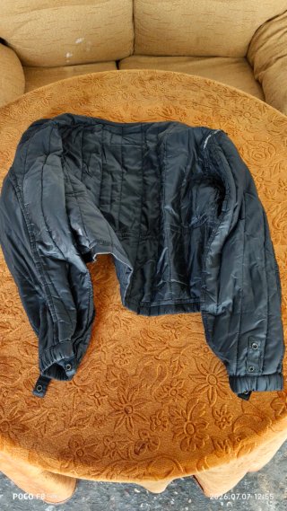 Chaqueta moto Armure negra