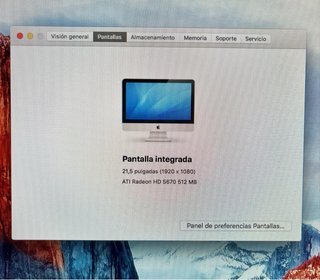 Ordenador Apple iMac Plata y Blanco
