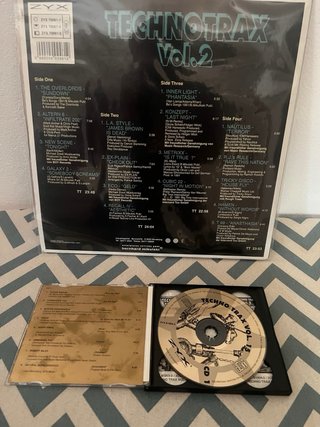 Techno Trax Vol. 2 LP + Techno Trax Vol. 15 CD