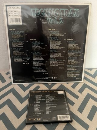 Techno Trax Vol. 2 LP + Techno Trax Vol. 15 CD