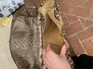 Bolso Guess Dorado Vintage Y2k Print