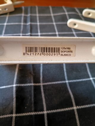 Soportes de pared Ikea blancos (3 unidades)