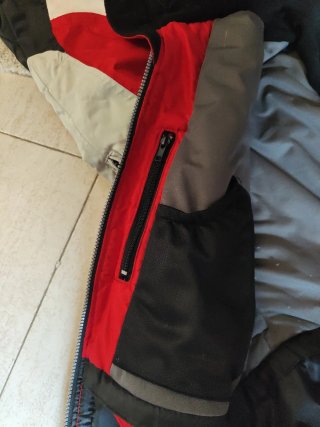 Chaqueta de nieve/ski Joluvi hombre roja y negra S