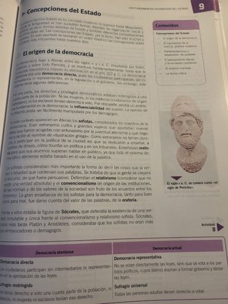 Filosofía 1, primer curso de bachillerato