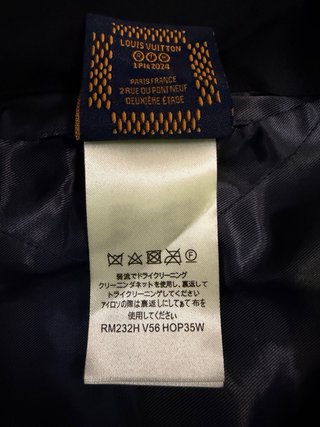 Louis Vuitton Black LV Lovers Varsity Jacket