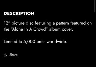 Vinilo Oliver Tree Alone in a Crowd Picture Disc