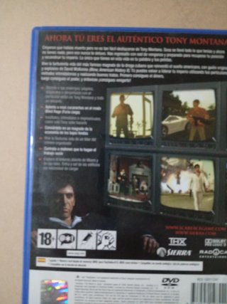 Scarface PS2 PAL España