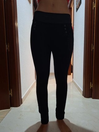 Pantalón negro Zara Talla M mujer