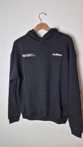 Hoodie Scuffers preto S homem
