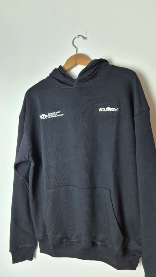 Hoodie Scuffers preto S homem
