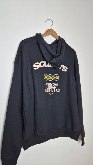 Hoodie Scuffers preto S homem