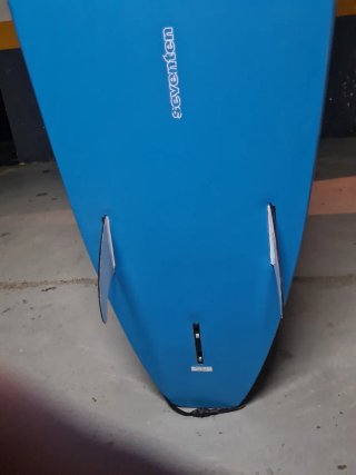 Tabla de surf azul principiantes