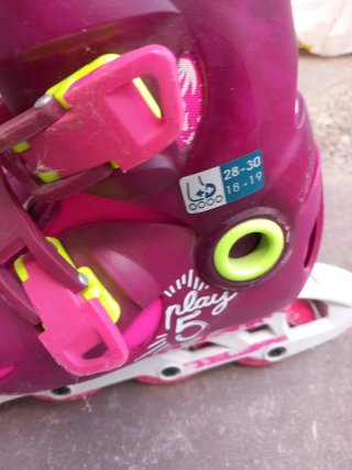 Patines niña Oxelo rosas
