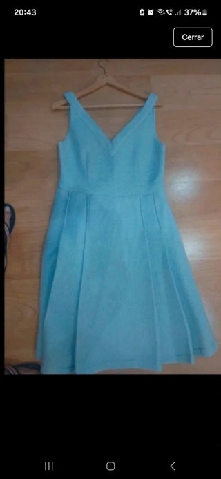 Vestido de fiesta azul talla 44