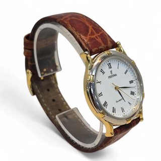 RELOJ FESTINA 8600 CORREA DE PIEL ESFERA BLANCA