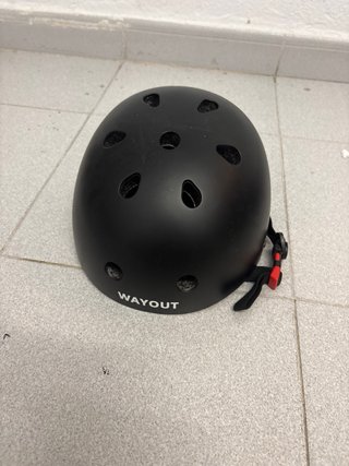 Casco Wayout Negro Regulable