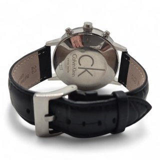 RELOJ CALVIN KLEIN K76271 NEGRO CORREA PIEL
