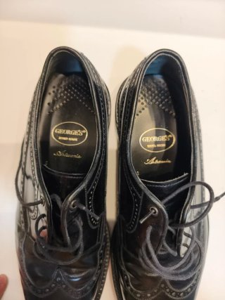 Georges Blucher Brogue Negro Talla 40