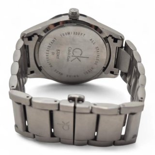 RELOJ CALVIN KLEIN K22411 NEGRO Y ACERO