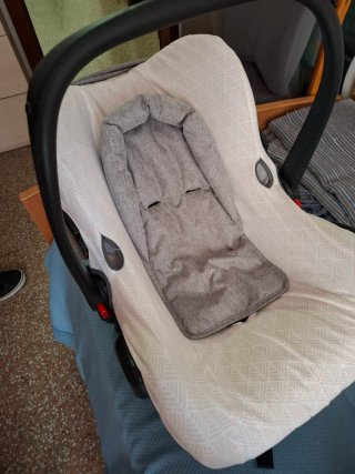 Carrito de bebé Asalvo gris 3 en 1