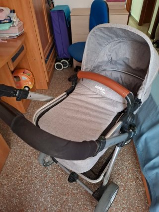 Carrito de bebé Asalvo gris 3 en 1
