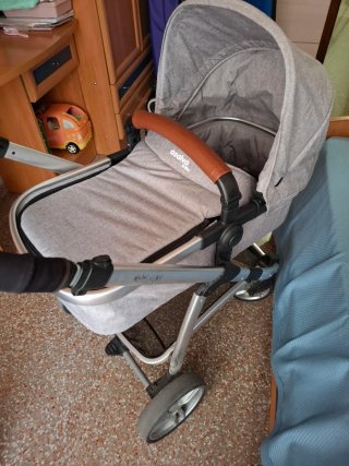 Carrito de bebé Asalvo gris 3 en 1