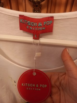 Camiseta Kitsch & Pop Frida Khalo Volantes Talla L