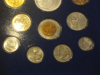 San Marino 1993 serie con 1000 liras plata