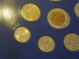 San Marino 1993 serie con 1000 liras plata