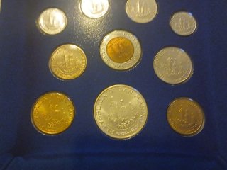 San Marino 1993 serie con 1000 liras plata