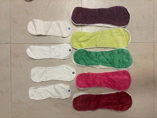5 Pañales de tela ajustables