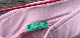 Pantalón largo rosa United Colors of Benetton