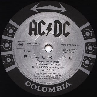AC/DC Black Ice LP Vinilo 180gr