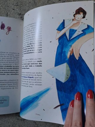 Libro Elas, leváronnos ao espazo