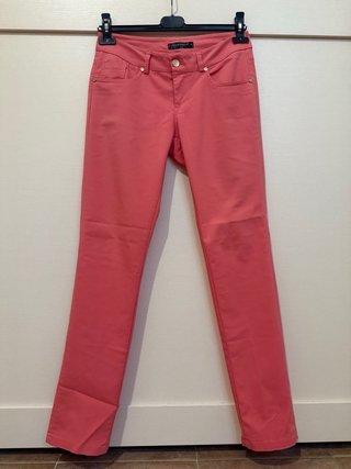 Pantaloni Rinascimento rosa salmone taglia S