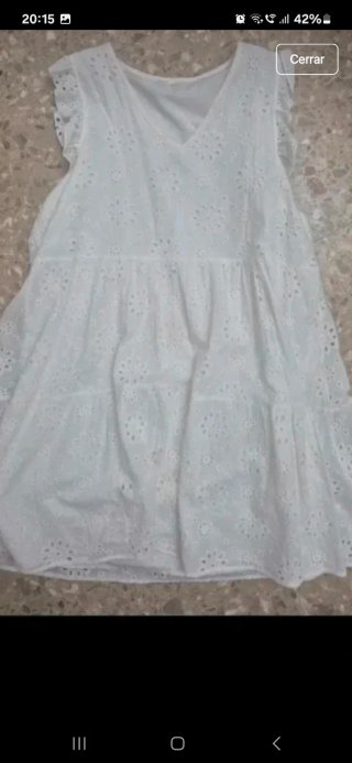 Vestido blanco de verano
