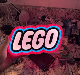 Letrero Luminoso Lego