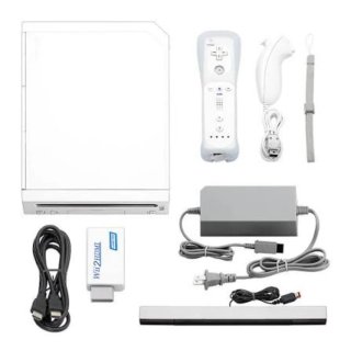Consola Wii Blanca + Accesorios Mandos Nunchuck