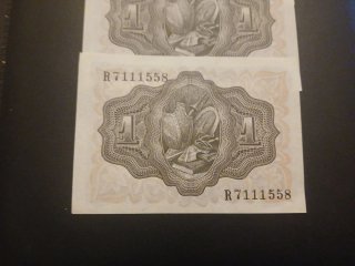 1 peseta 1951 3 billetes correlativos SC