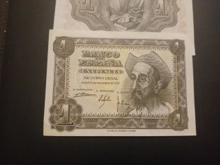 1 peseta 1951 3 billetes correlativos SC