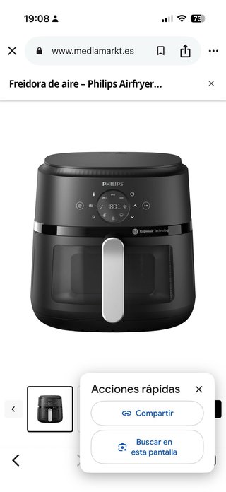 Philips Airfryer NA231/00 Freidora de aire