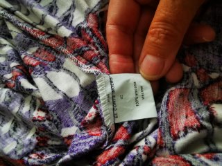 Vestido largo estampado