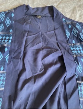 Conjunto Kimono y Pantalón Corto Azul