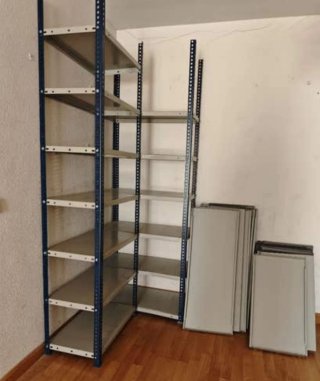 ESTANTERÍAS BALDAS METÁLICAS