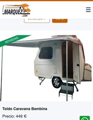 Caravana Pequeña Niewiadow Bambina