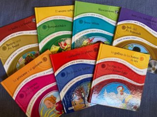 Pack cuentos tradicionales bilingües inglés-cast.