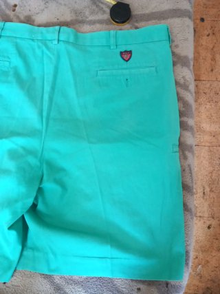 Pantalón corto verde talla 40