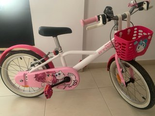 Bicicleta infantil rosa B’TWN Docto Girl500 16’