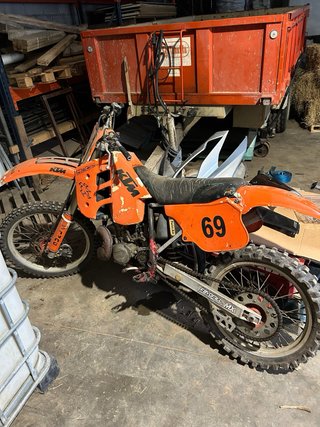 KTM 250 Cross Naranja